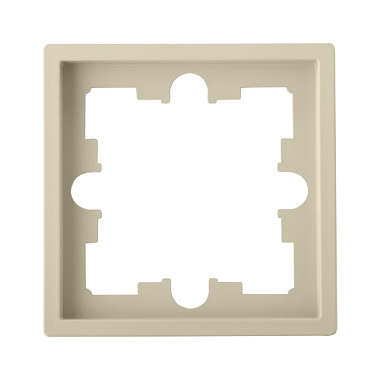 Рамка 1-постовая Bylectrica Carre бежевый