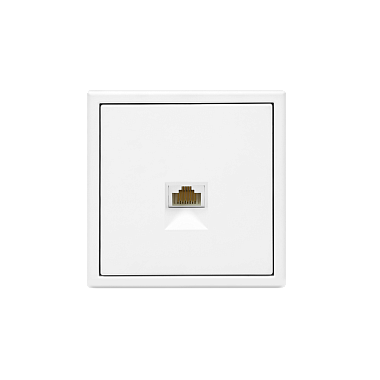 Розетка 1 СП комп. RJ45 кат.5е механизм SE ArtGallery лотос