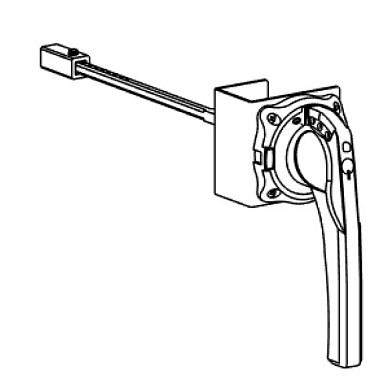 Рукоятка для фронтальной установки на рубильник выносная на SD160-250 SE SystemePact SD