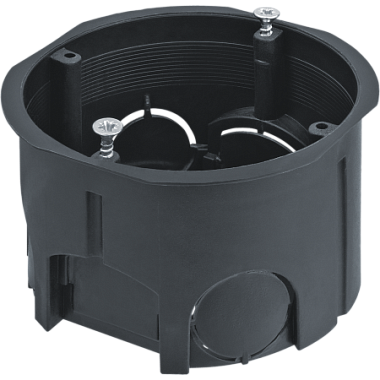 Подрозетник пластм д/уст. в бетон D=68мм, H=45мм (с винтами) Navigator 93 251