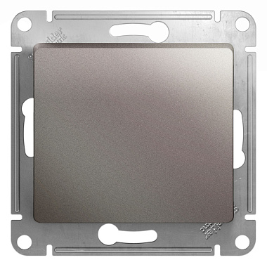 Выключатель 1 СП 10АХ сх.1 механизм SE Glossa платина