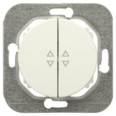 Выключатель 2 СП 10А проходной механизм Bylectrica Прованс бежевый