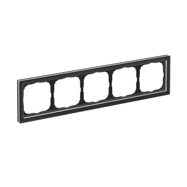 Рамка 5-постовая матовое орг. стекло SE ArtGallery Pure черный