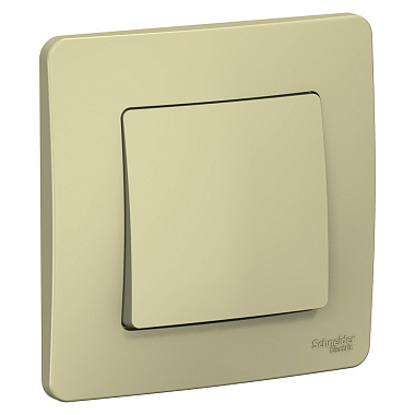 Выключатель 1 СП 10А SE Blanca бежевый