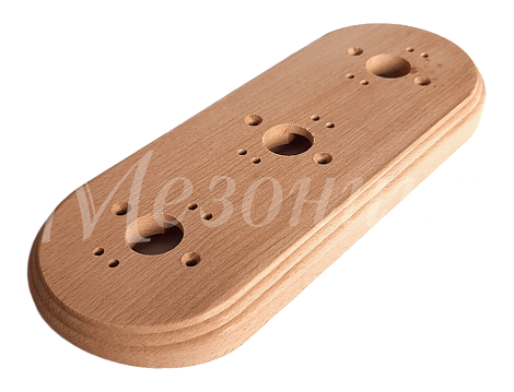 Накладка на оцилиндрованное бревно D200-220мм, 3-местная МезонинЪ Ретро