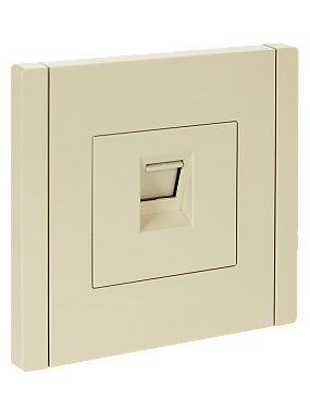 Розетка 1 СП комп. RJ45 кат.5e IEK FP432 Forte&Piano ваниль