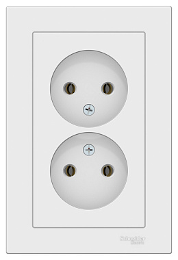 Розетка 2 СП 16А SE AtlasDesign лотос