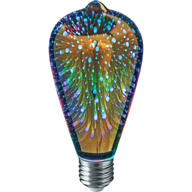 Лампа светодиодная Е27   2Вт 176-264В груша декор. Navigator 61 487