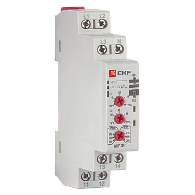 Реле контроля фаз RKF-34 EKF