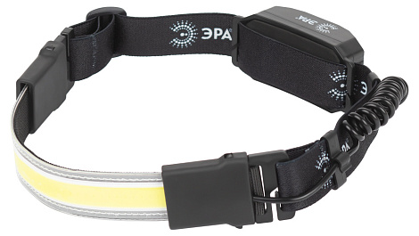 Фонарь налобный ЭРА светодиодный "Кибер" аккум. 10 Вт COB, 3 режима, miscro USB Б0054033