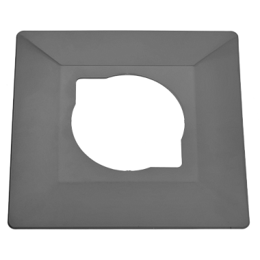 Защита стены под выкл./роз. (накладка d140мм) Bylectrica темно-серый