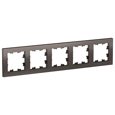 Рамка 5-постовая SE AtlasDesign мокко