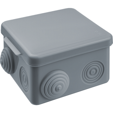Коробка расп. ОП  80х80х50мм IP54 7 вводов серый Navigator 93 247