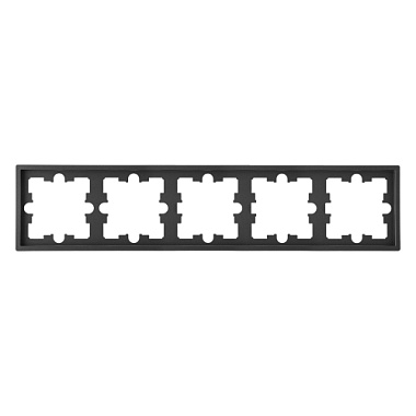 Рамка 5-постовая Bylectrica Carre графит