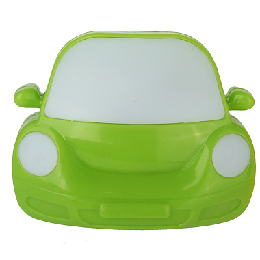 Ночник Camelion NL-197 "Машинка" зеленая (LED с выкл, 220V)