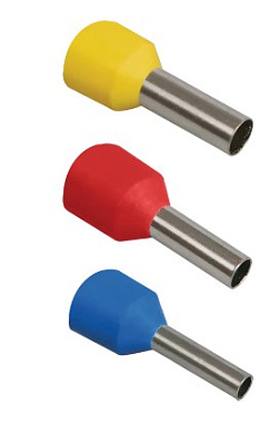 Наконечник штыревой втулочный изолированный НШвИ 1,0-8 (упак/20шт) IEK