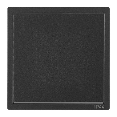 Выключатель 1 СП IP44 10А Bylectrica Carre графит