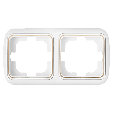 Рамка 2-постовая Bylectrica Гармония Люкс