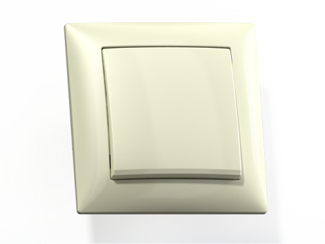 Выключатель 1 СП 10А Кунцево-Электро Селена слоновая кость