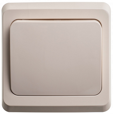 Выключатель 1 СП 10АХ с самовозв. SE Этюд кремовый