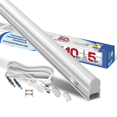 Светильник светодиодный линейный Т5 СПБ IONICH ILED-COCB-СПБТ5-300-5-450-230-6,5-IP40