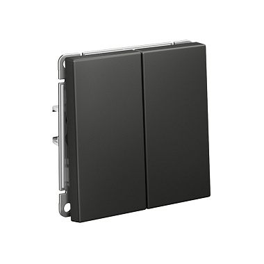 Переключатель 2 СП 10АХ сх.6/2 механизм SE ArtGallery базальт